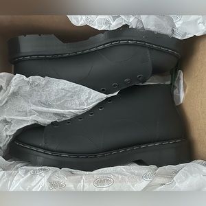 Never worn Solovair Black Matte Monkey Boots!!